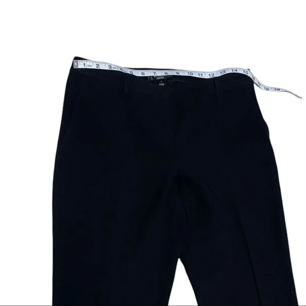 St. John‎ Black Mid Rise Dress Pants Size 4